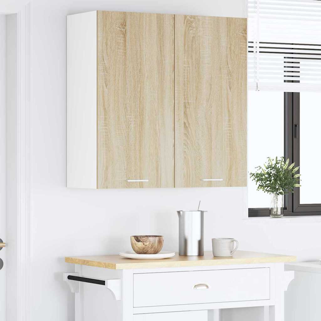 vidaXL Szafka wisząca z przechowywaniem Dąb Sonoma 80 x 31 x 80 cm