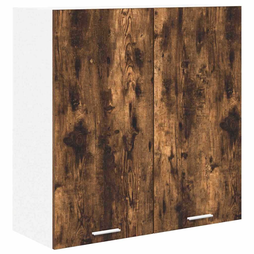 vidaXL Szafka wisząca z drzwiami Riga Dąb wędzony 80 x 31 x 80 cm