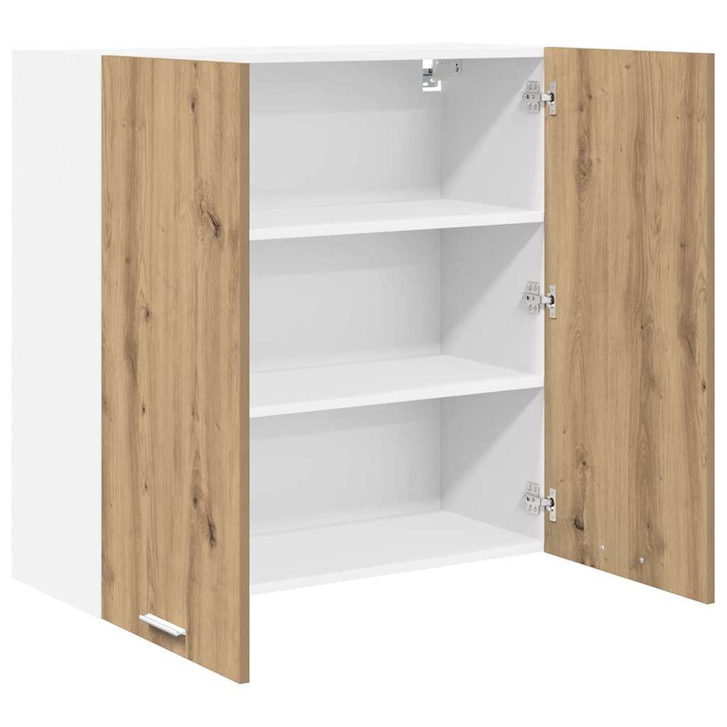 vidaXL Szafka wisząca z drzwiami Dąb rzemieślniczy 80 x 31 x 80 cm