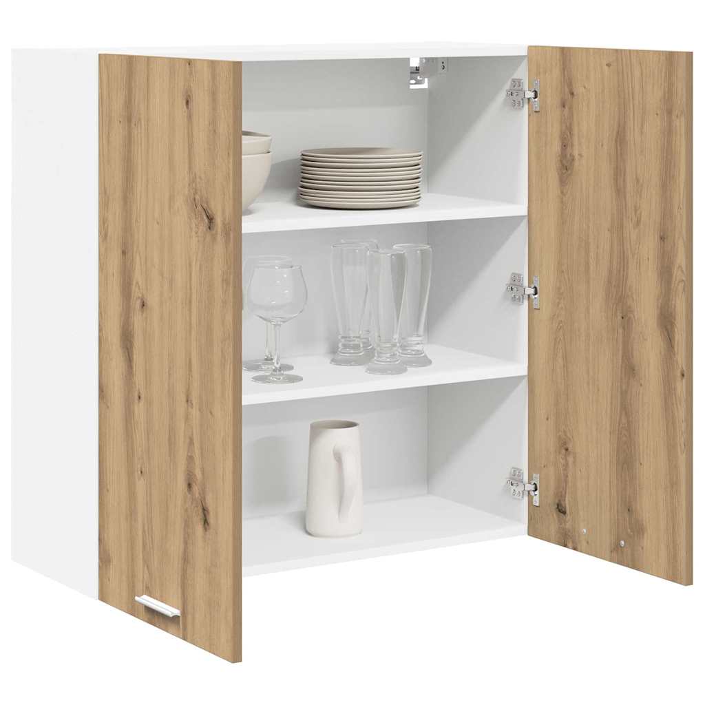 vidaXL Szafka wisząca z drzwiami Dąb rzemieślniczy 80 x 31 x 80 cm