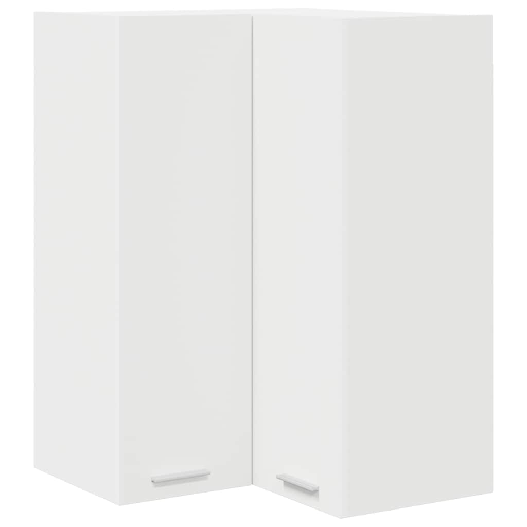 vidaXL Szafka wisząca Biały 57 x 57 x 80 cm Materiał drewnopochodny