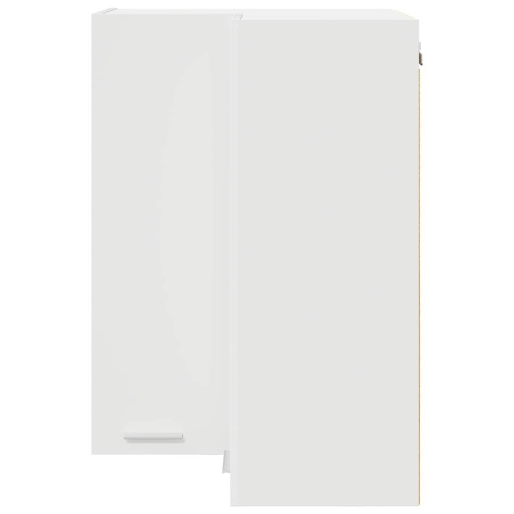 vidaXL Szafka wisząca Biały 57 x 57 x 80 cm Materiał drewnopochodny