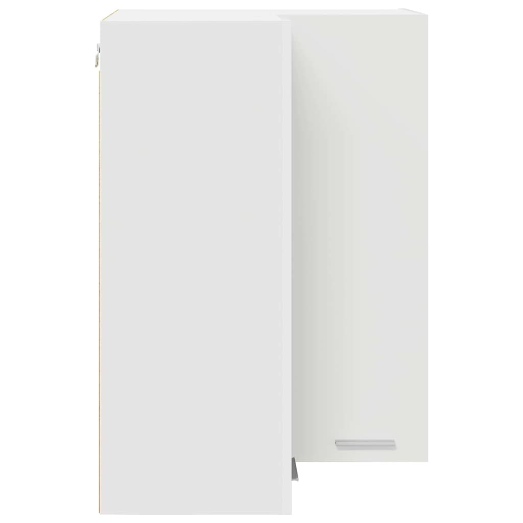 vidaXL Szafka wisząca Biały 57 x 57 x 80 cm Materiał drewnopochodny