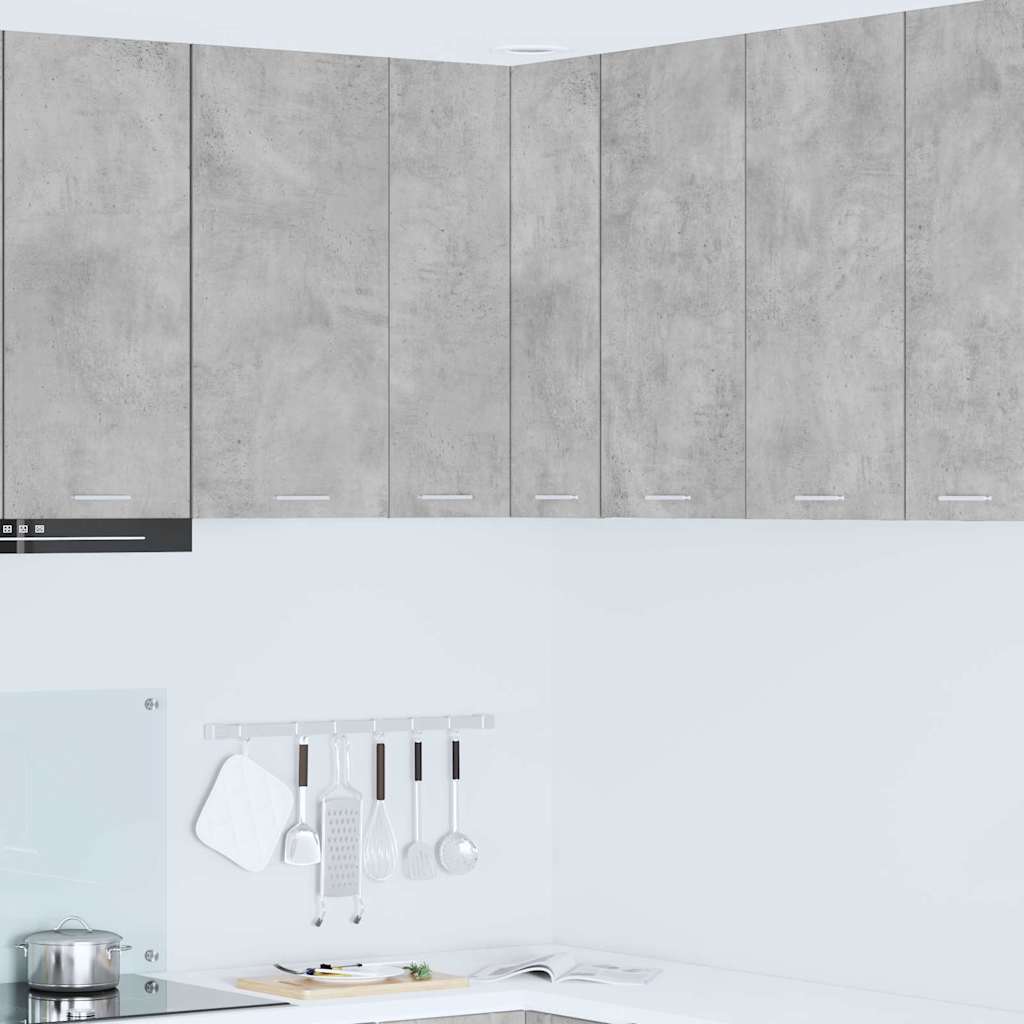 vidaXL Szafka wisząca Betonowa szarość i biel 57 x 57 x 80 cm