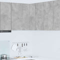 vidaXL Szafka wisząca Betonowa szarość i biel 57 x 57 x 80 cm