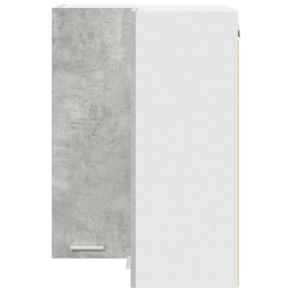 vidaXL Szafka wisząca Betonowa szarość i biel 57 x 57 x 80 cm