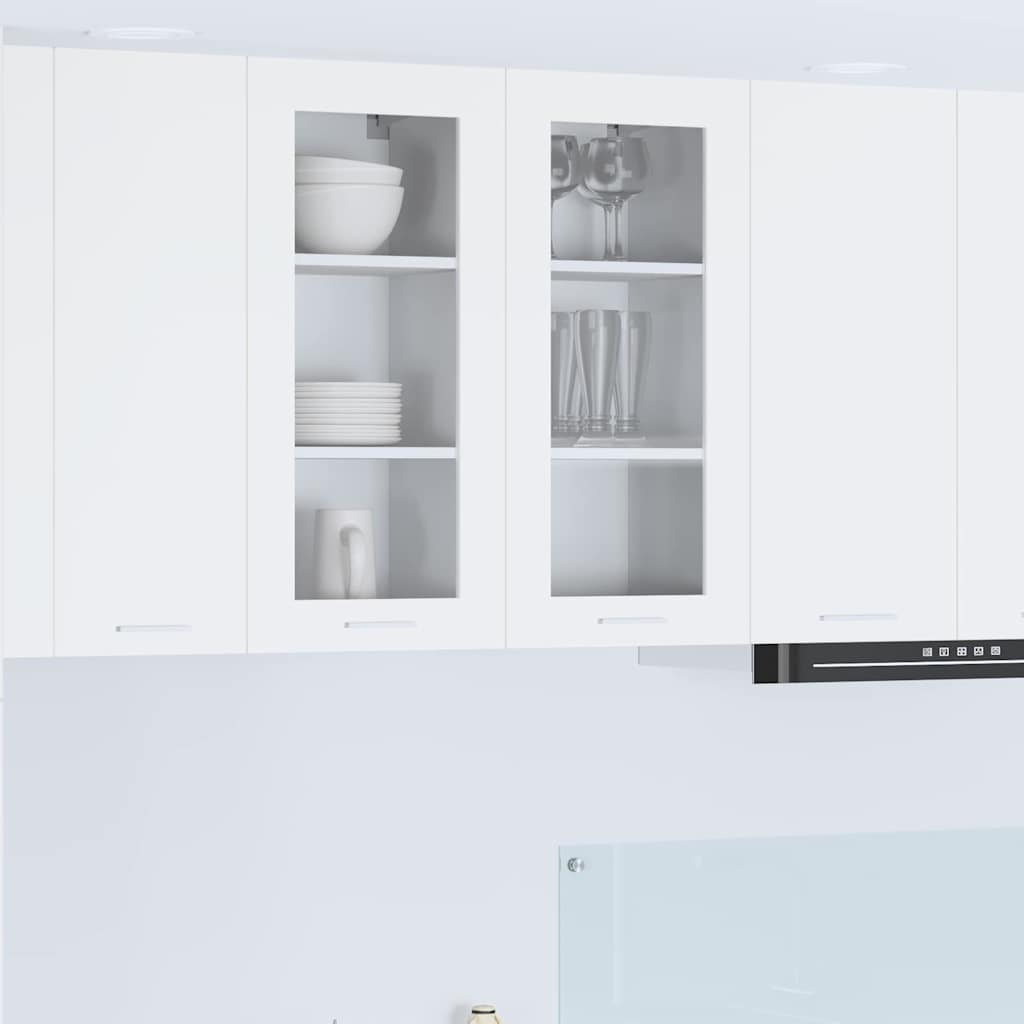 vidaXL Szafka wisząca Biały 40 x 31 x 80 cm Drewno inżynieryjne