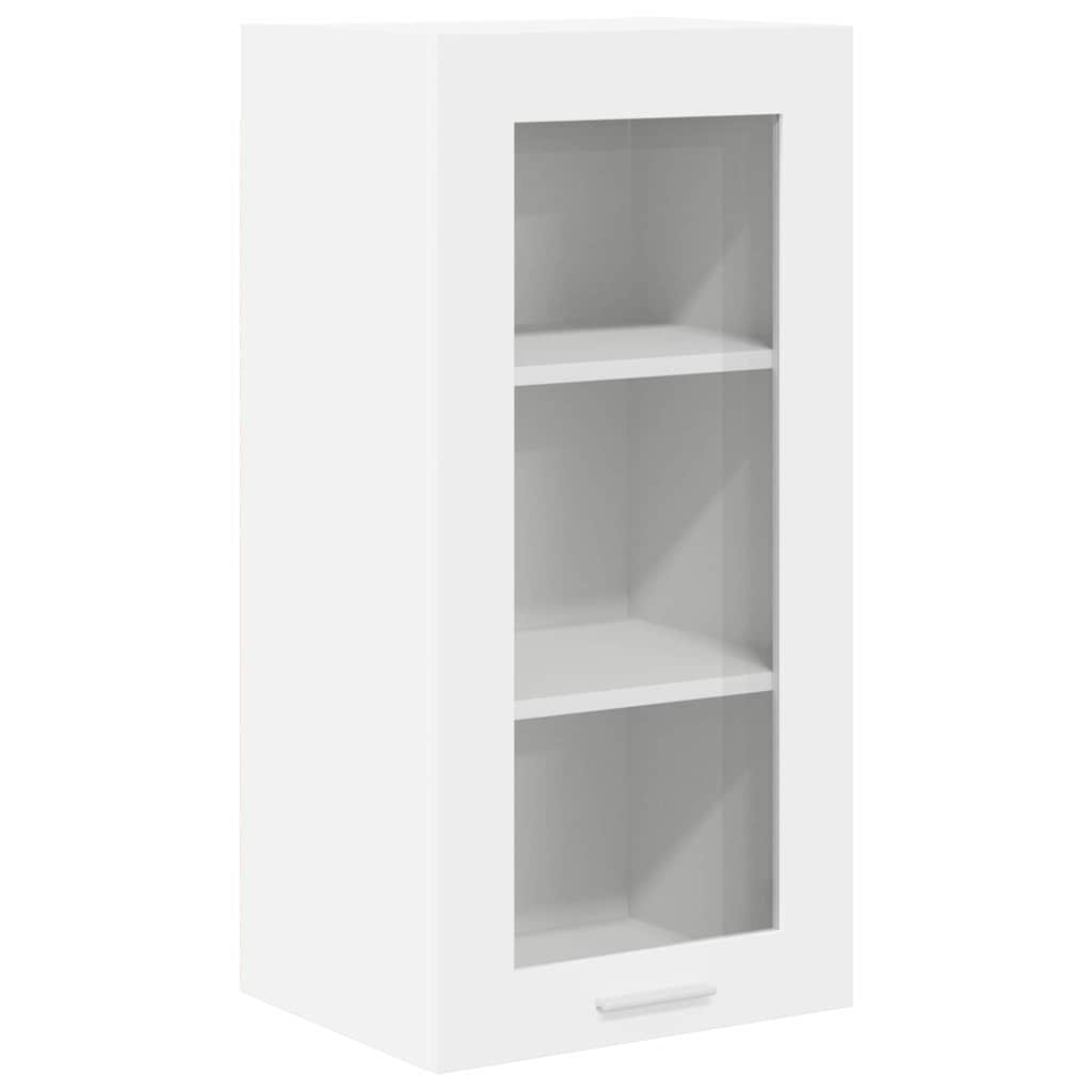 vidaXL Szafka wisząca Biały 40 x 31 x 80 cm Drewno inżynieryjne