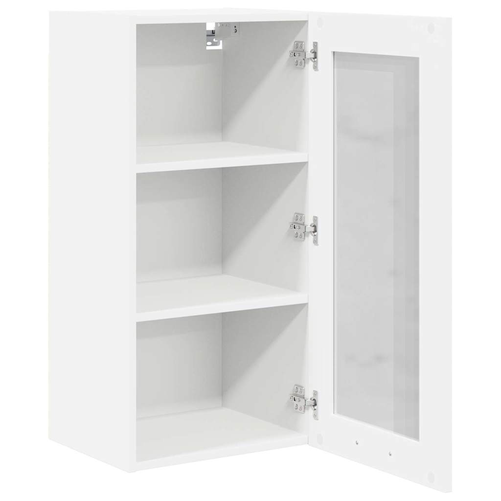 vidaXL Szafka wisząca Biały 40 x 31 x 80 cm Drewno inżynieryjne
