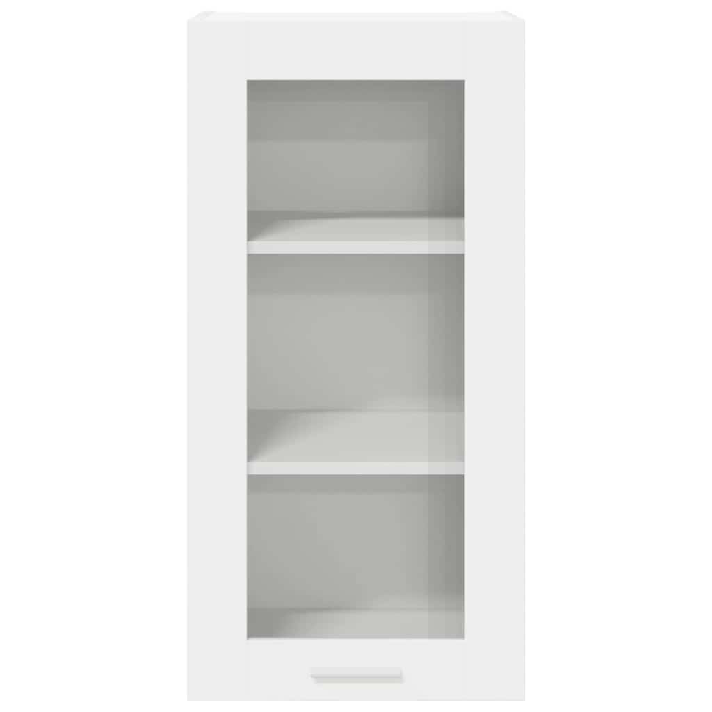 vidaXL Szafka wisząca z przechowywaniem 2 pcs Biały 40 x 31 x 80 cm
