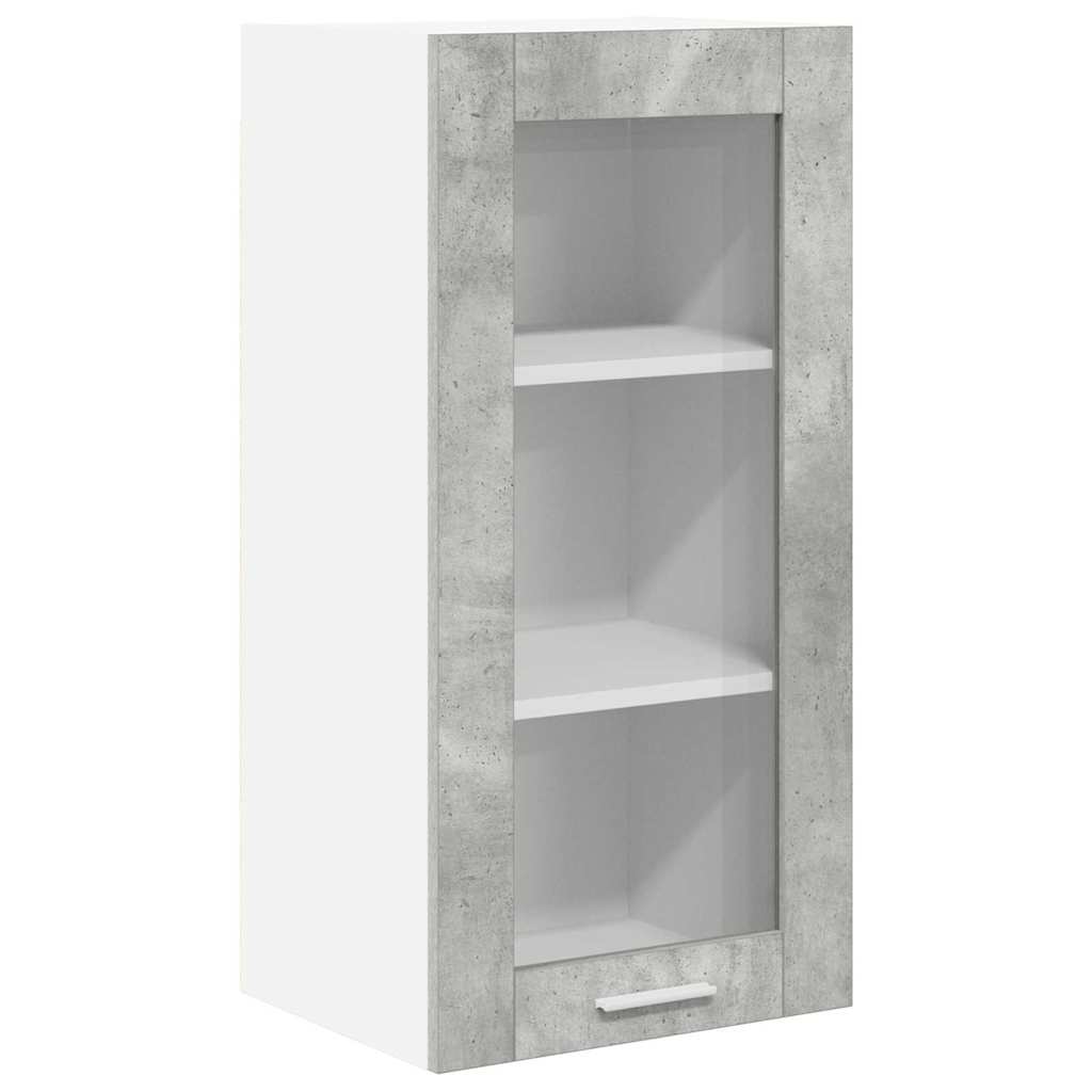 vidaXL Szafka wisząca Betonowy szary 40 x 31 x 80 cm