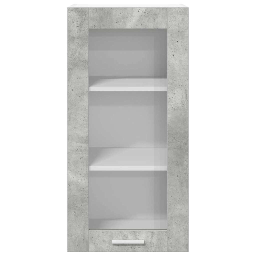 vidaXL Szafka wisząca Betonowy szary 40 x 31 x 80 cm
