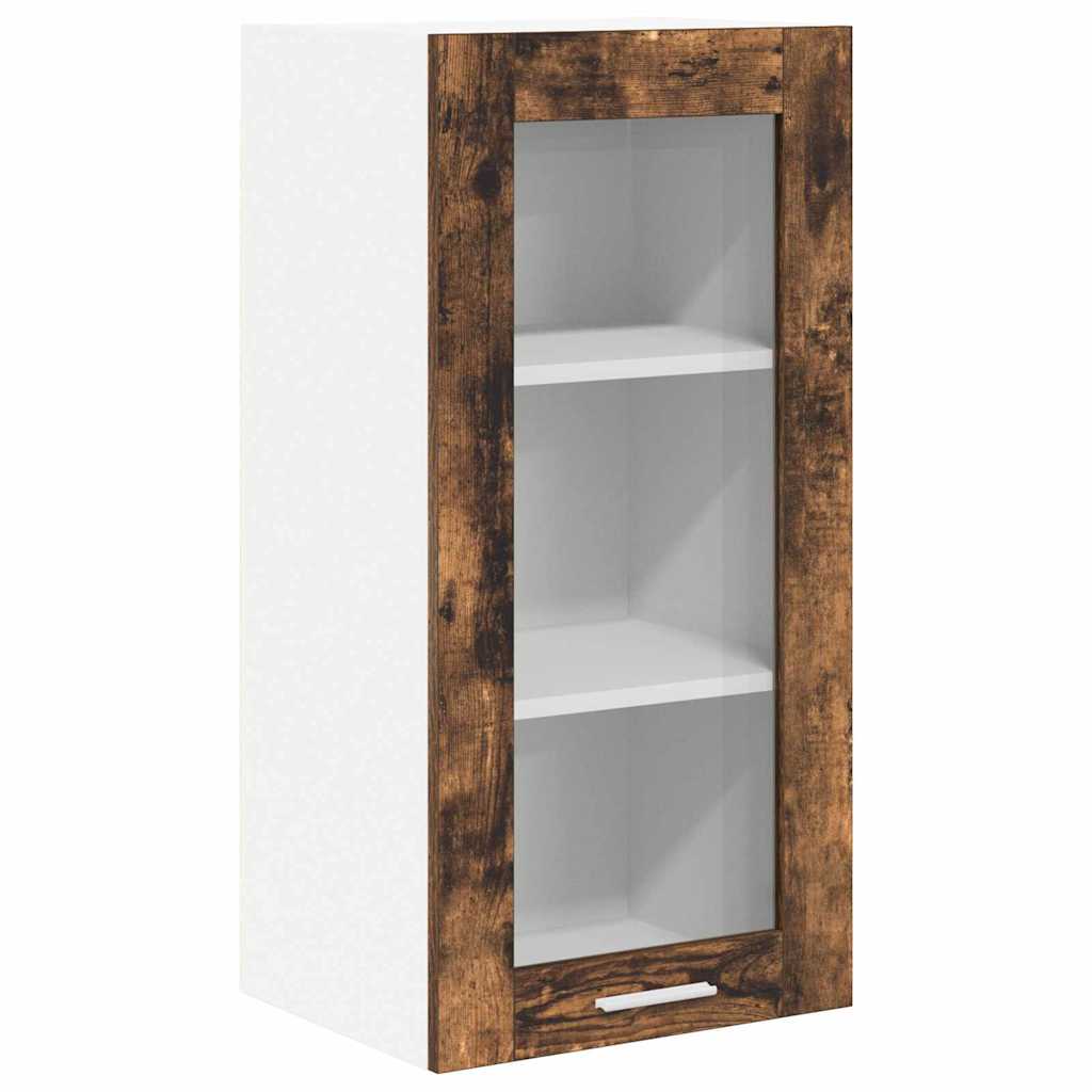 vidaXL Szafka wisząca z przechowywaniem Dąb wędzony 40 x 31 x 80 cm