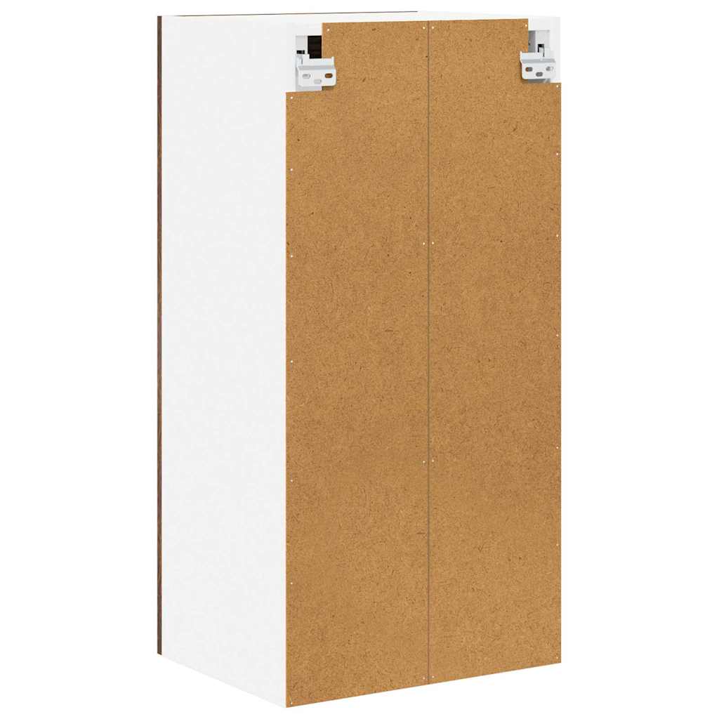 vidaXL Szafka wisząca z drzwiami 2 pcs Dąb wędzony 40 x 31 x 80 cm