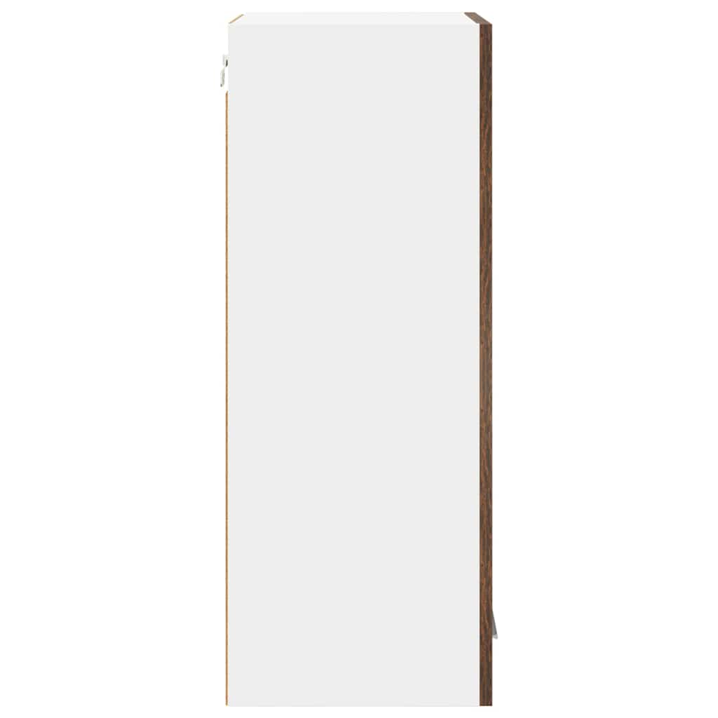 vidaXL Szafka wisząca z drzwiami 2 pcs Dąb wędzony 40 x 31 x 80 cm