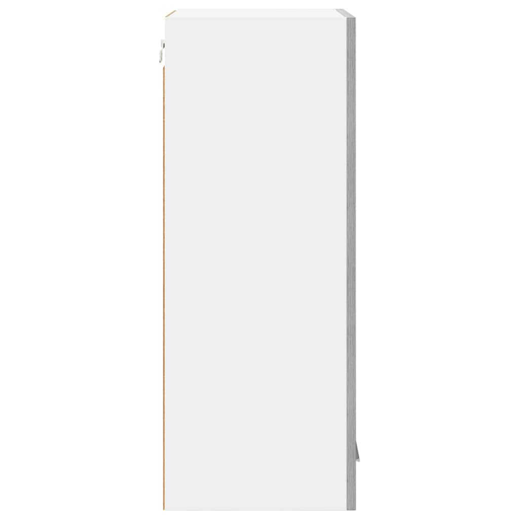 vidaXL Szafka wisząca z drzwiami 2 pcs Szary Sonoma 40 x 31 x 80 cm