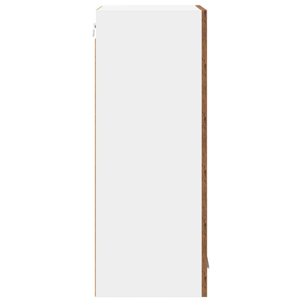 vidaXL Szafka wisząca z drzwiami 2 pcs Stare drewno 40 x 31 x 80 cm