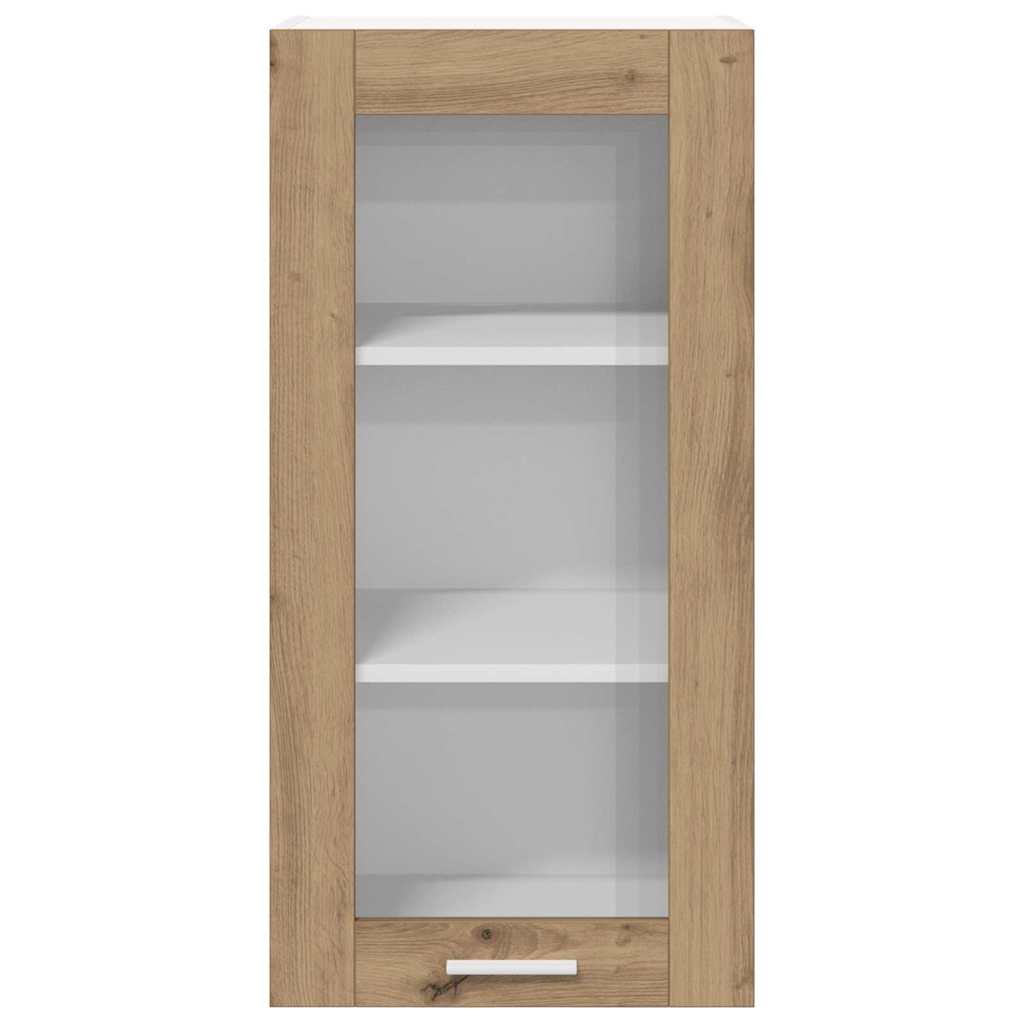 vidaXL Szafka wisząca 2 pcs Dąb rzemieślniczy 40 x 31 x 80 cm