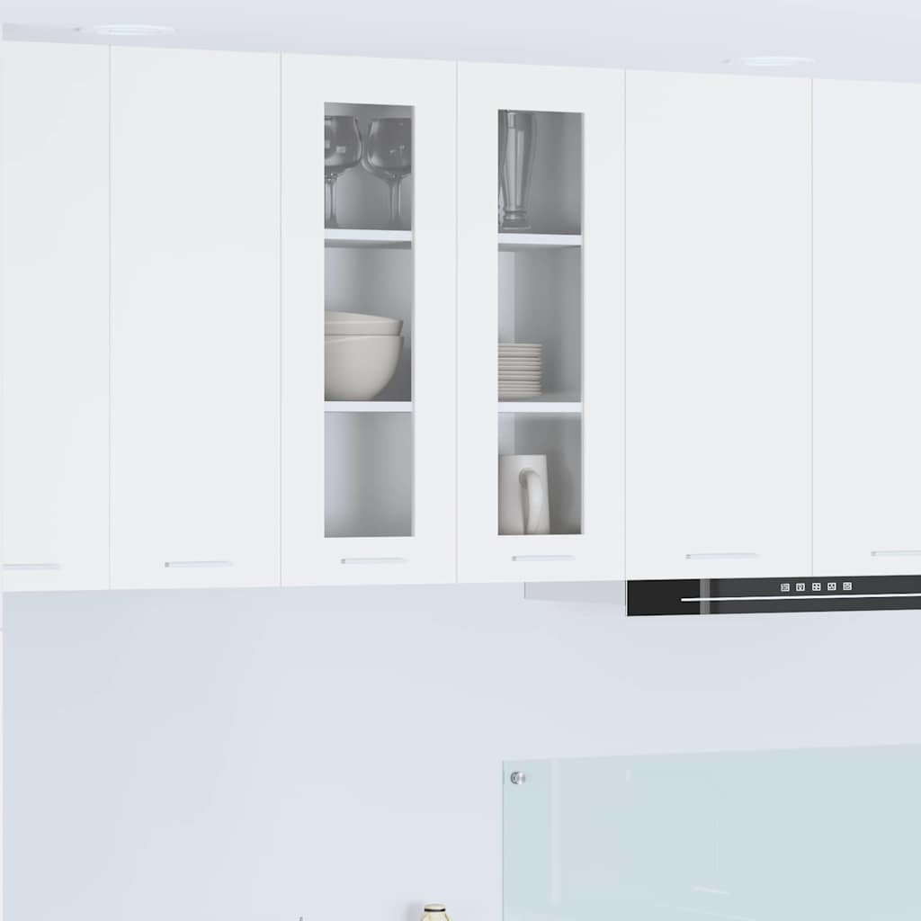 vidaXL Szafka wisząca Biały 60 x 31 x 80 cm Materiał drewnopochodny