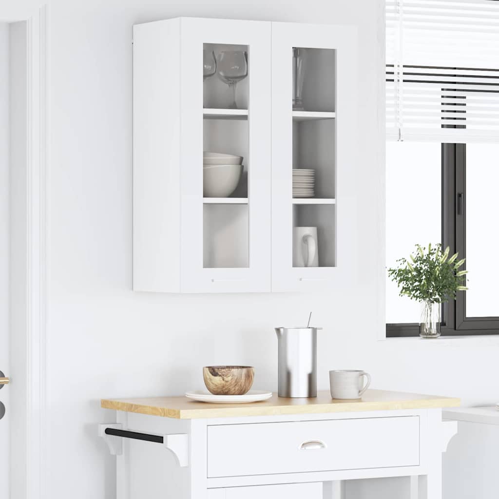vidaXL Szafka wisząca Biały 60 x 31 x 80 cm Materiał drewnopochodny