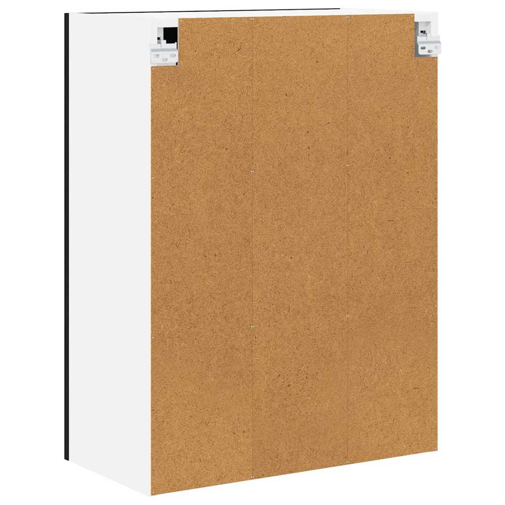 vidaXL Szafka wisząca z przechowywaniem Czarny Dąb 60 x 31 x 80 cm