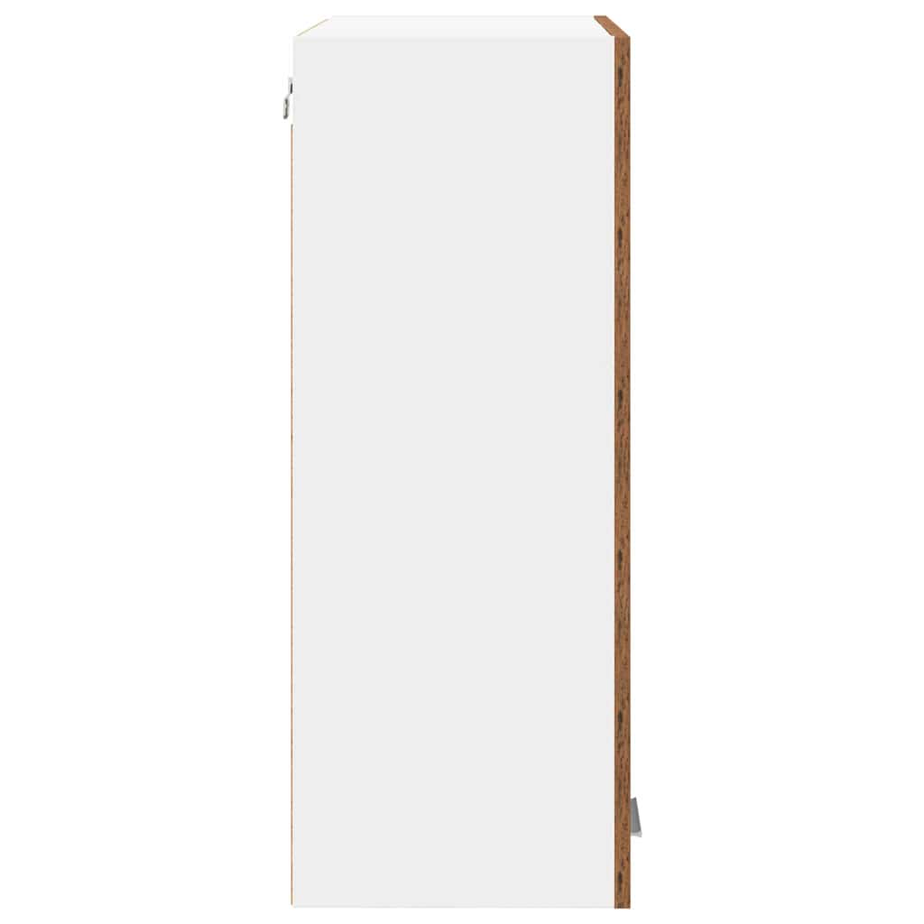 vidaXL Szafka wisząca z przechowywaniem Stare drewno 60 x 31 x 80 cm