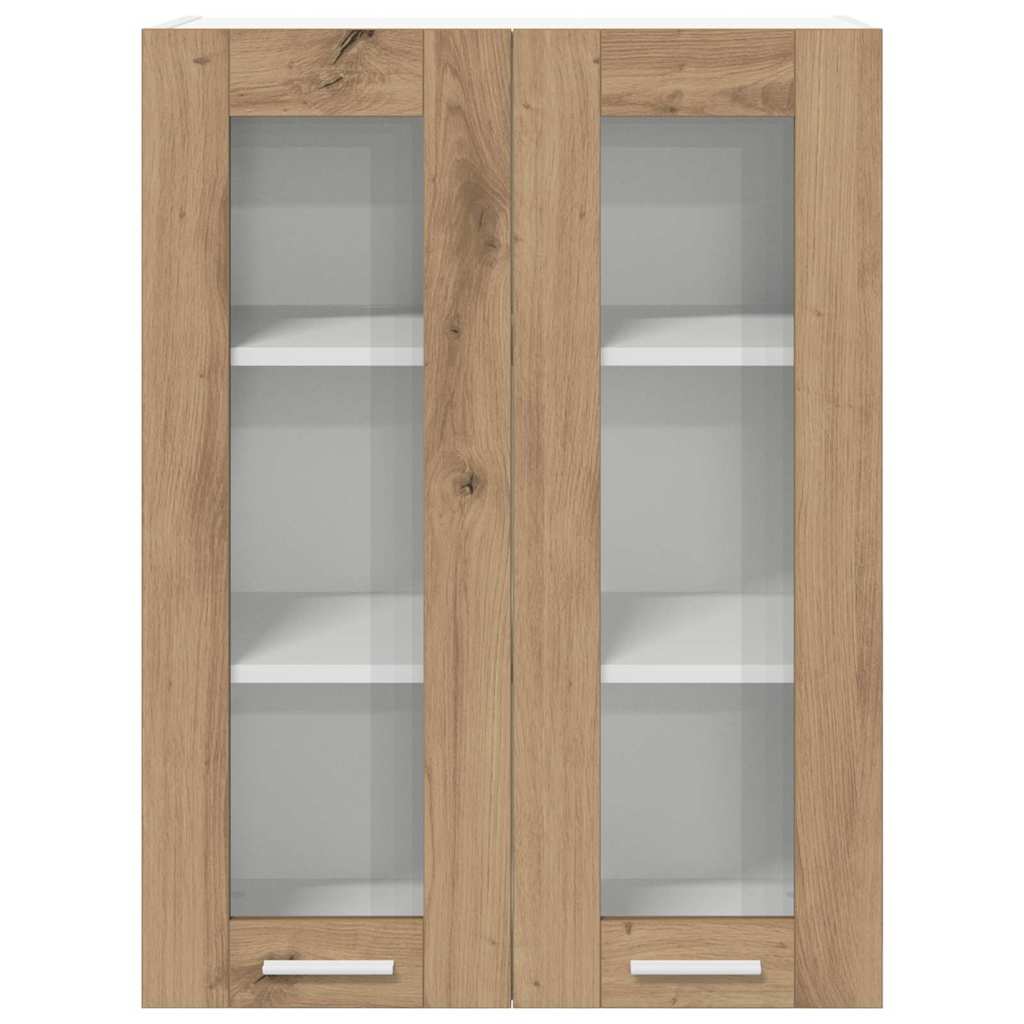 vidaXL Szafka wisząca Riga Dąb rzemieślniczy 60 x 31 x 80 cm