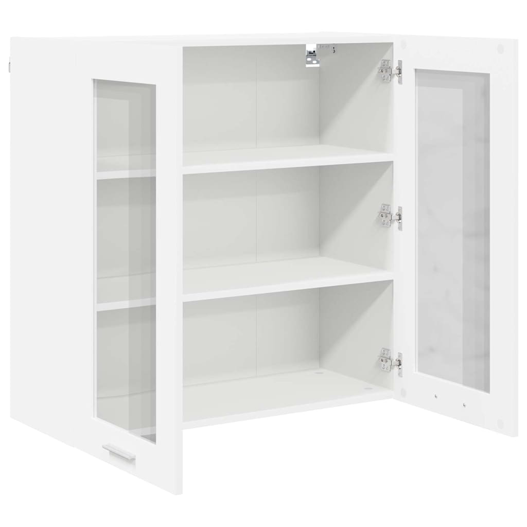 vidaXL Szafka wisząca Biały 80 x 31 x 80 cm Materiał drewnopochodny