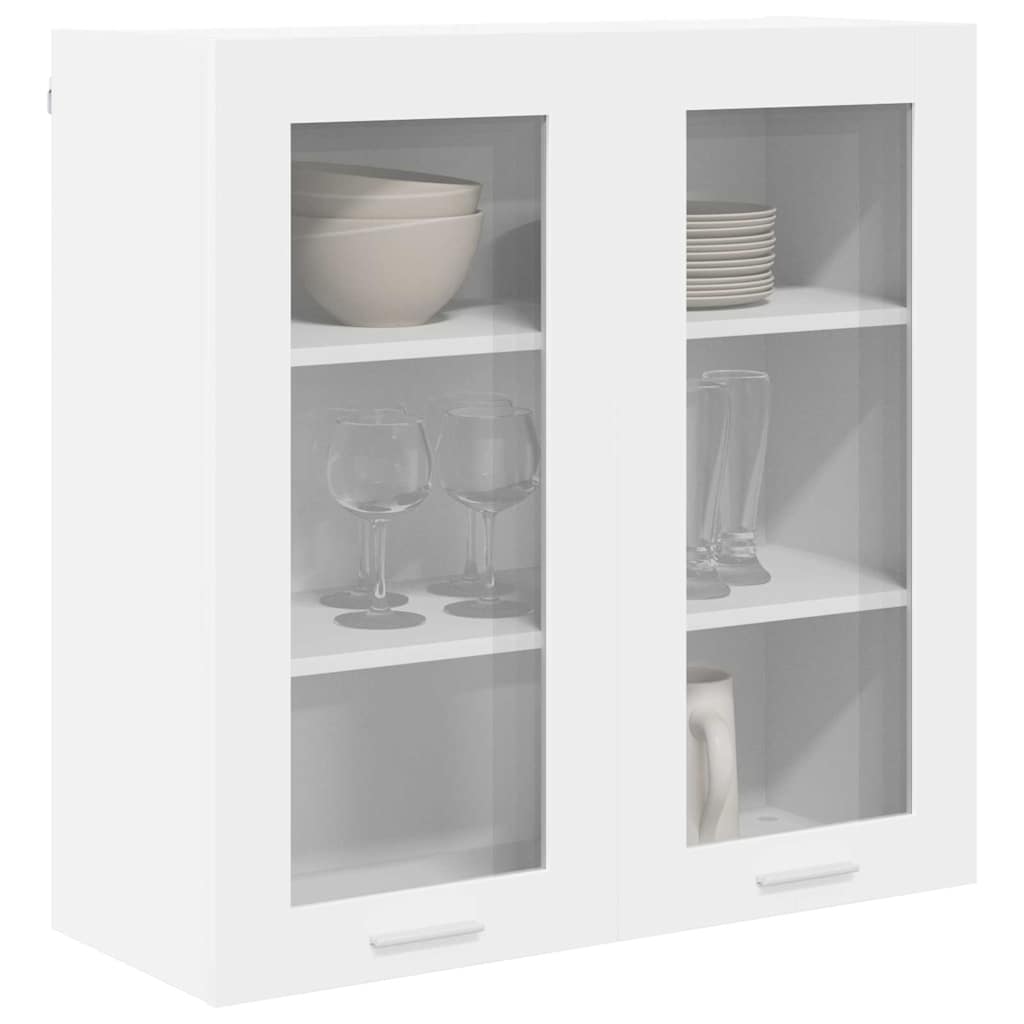 vidaXL Szafka wisząca Biały 80 x 31 x 80 cm Materiał drewnopochodny