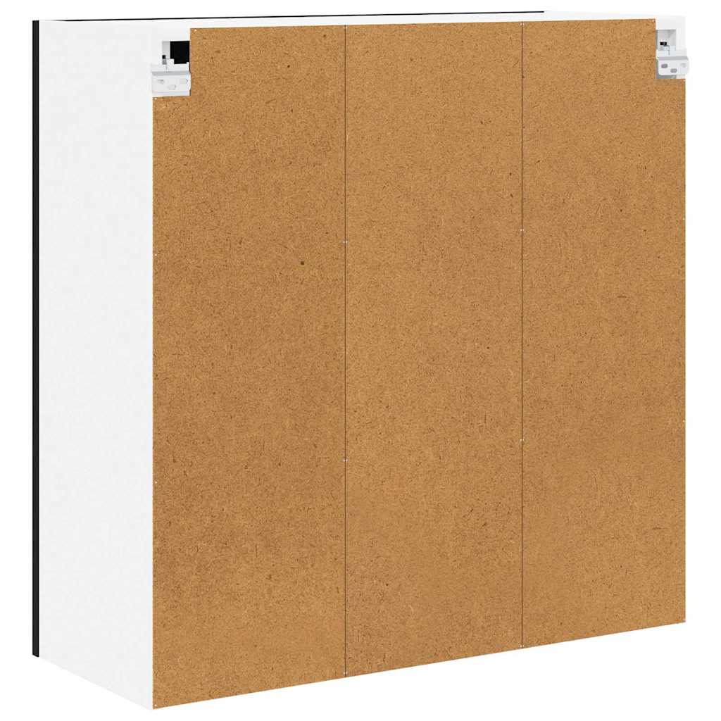 vidaXL Szafka wisząca z przechowywaniem Czarny Dąb 80 x 31 x 80 cm