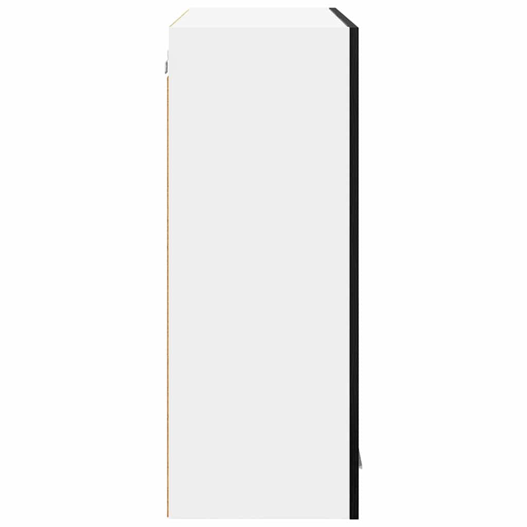 vidaXL Szafka wisząca z przechowywaniem Czarny Dąb 80 x 31 x 80 cm