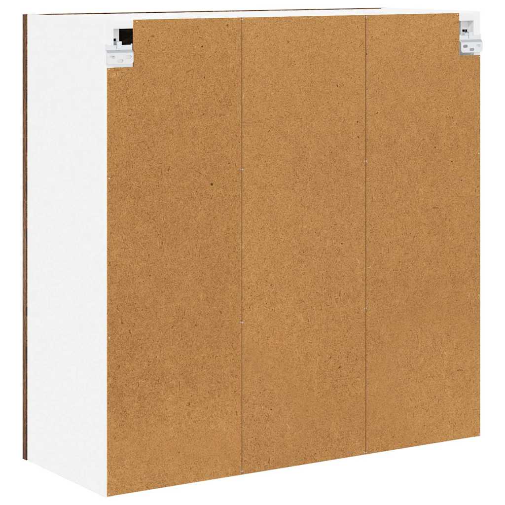 vidaXL Szafka wisząca z przechowywaniem Dąb wędzony 80 x 31 x 80 cm