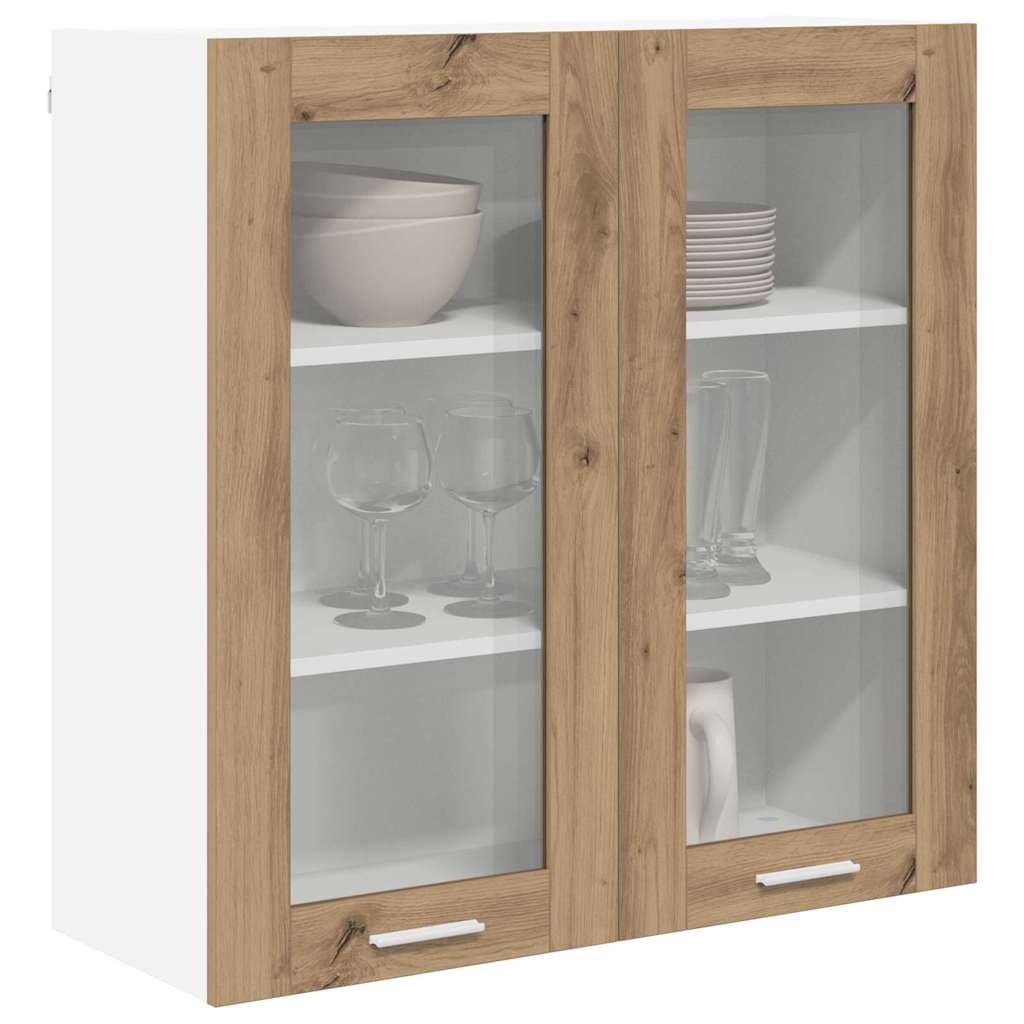 vidaXL Szafka wisząca Dąb rzemieślniczy 80 x 31 x 80 cm