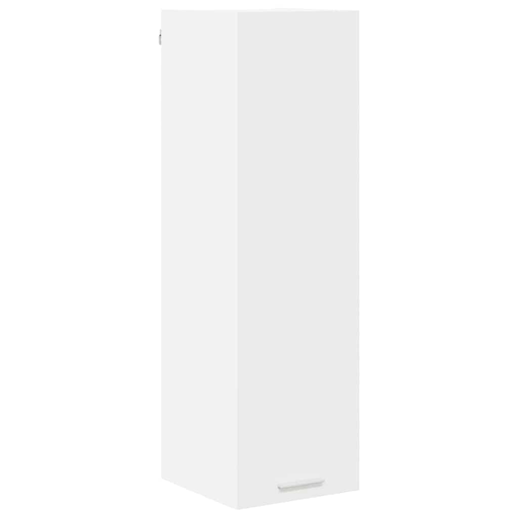 vidaXL Szafka wisząca Biały 30 x 31 x 100 cm Materiał drewnopochodny