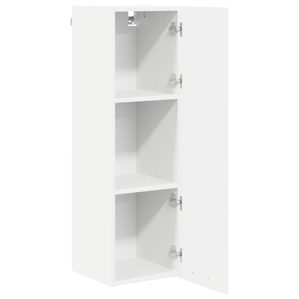 vidaXL Szafka wisząca Biały 30 x 31 x 100 cm Materiał drewnopochodny