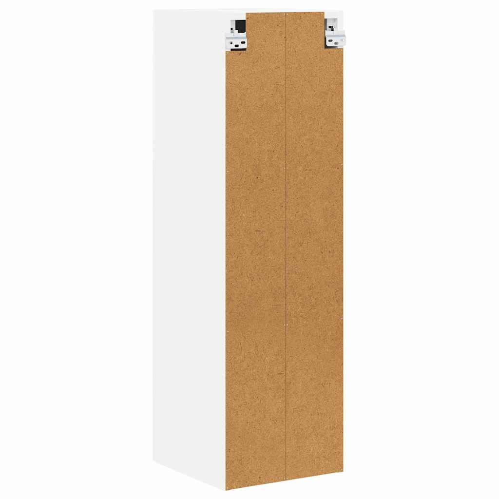vidaXL Szafka wisząca Biały 30 x 31 x 100 cm Materiał drewnopochodny