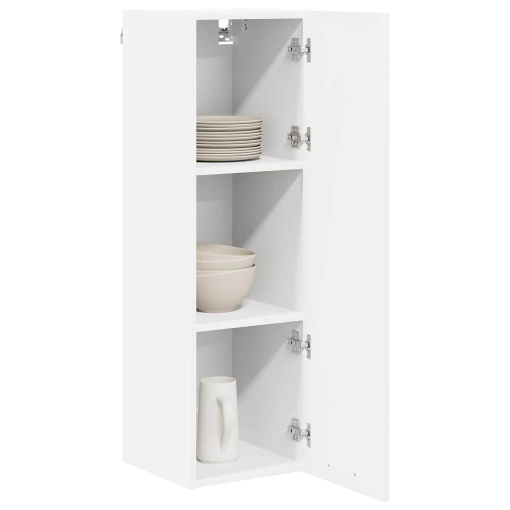 vidaXL Szafka wisząca Biały 30 x 31 x 100 cm Materiał drewnopochodny