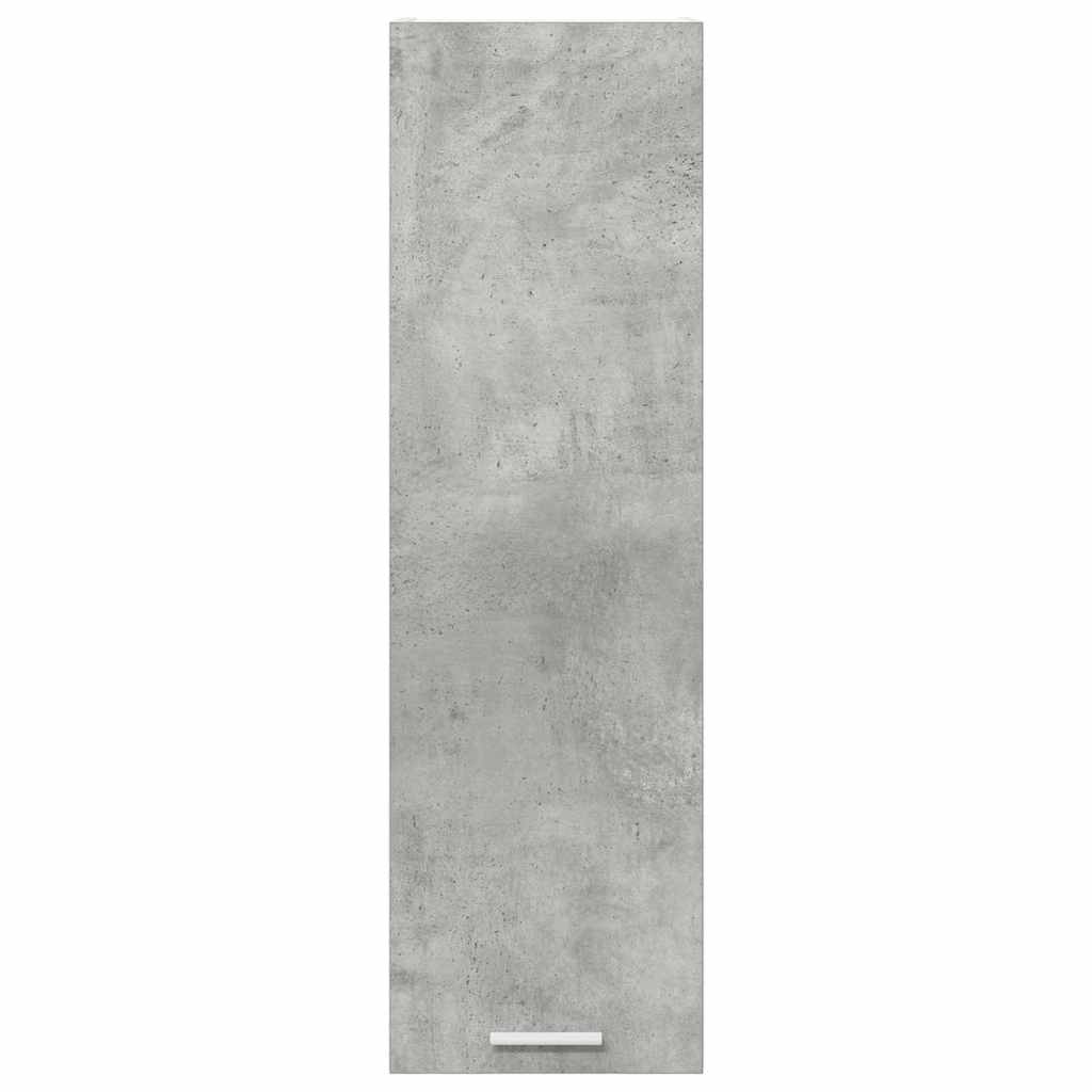 vidaXL Szafka wisząca z drzwiami Betonowy szary 30 x 31 x 100 cm