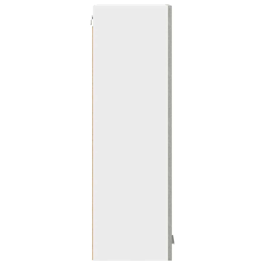 vidaXL Szafka wisząca z drzwiami Betonowy szary 30 x 31 x 100 cm