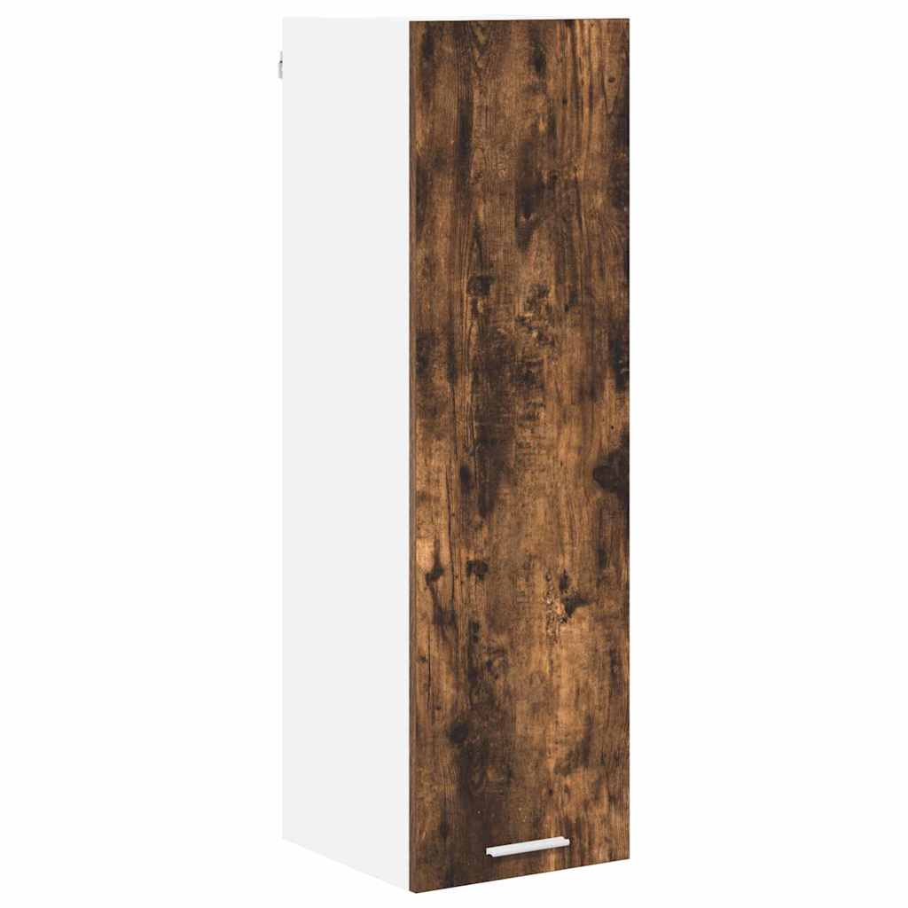 vidaXL Szafka wisząca z przechowywaniem Dąb wędzony 30 x 31 x 100 cm