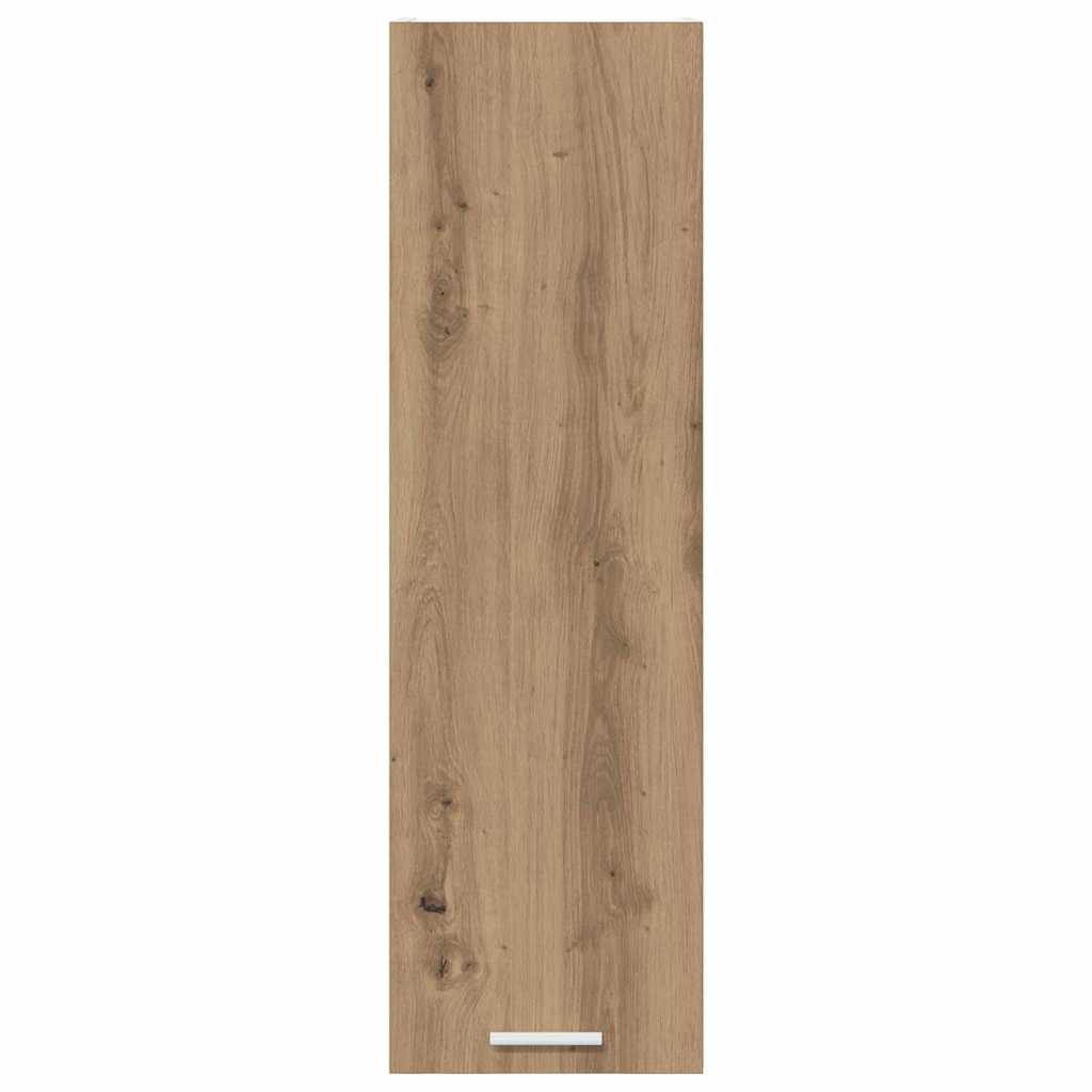 vidaXL Szafka wisząca z drzwiami Dąb rzemieślniczy 30 x 31 x 100 cm