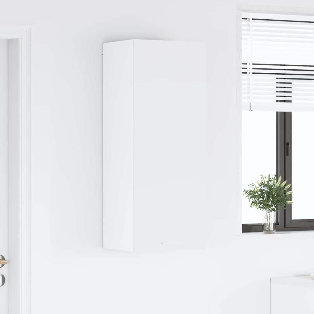 vidaXL Szafka wisząca Biały 40 x 31 x 100 cm Materiał drewnopochodny
