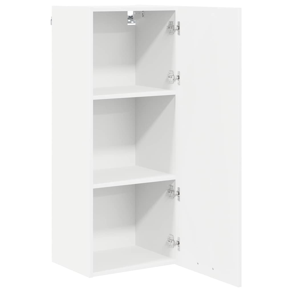 vidaXL Szafka wisząca Biały 40 x 31 x 100 cm Materiał drewnopochodny