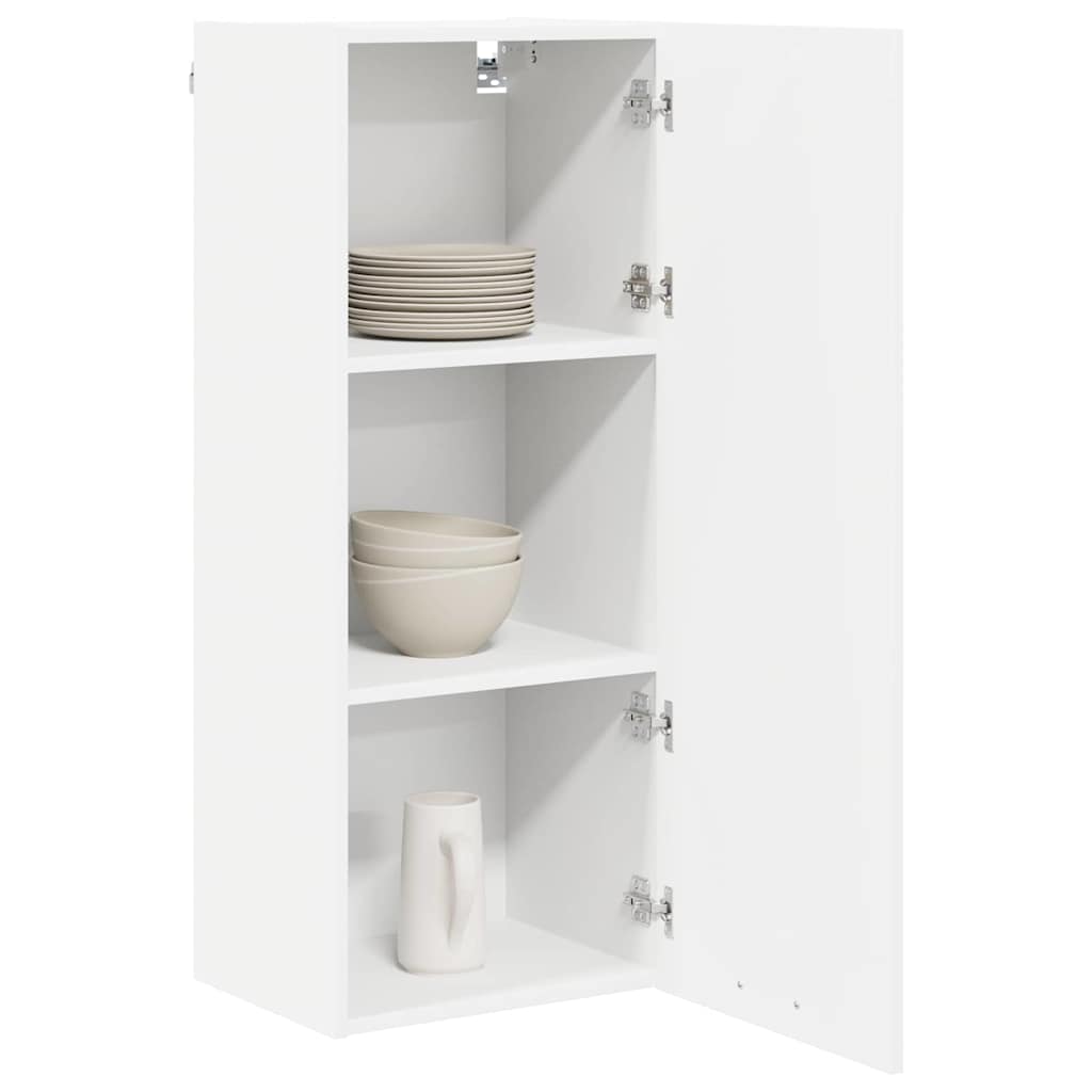 vidaXL Szafka wisząca Biały 40 x 31 x 100 cm Materiał drewnopochodny