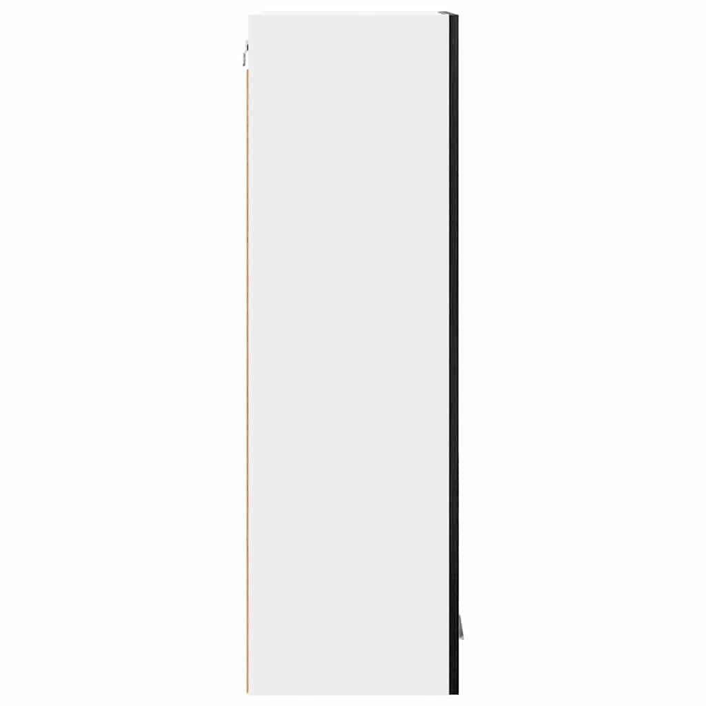vidaXL Szafka wisząca z przechowywaniem Czarny Dąb 40 x 31 x 100 cm