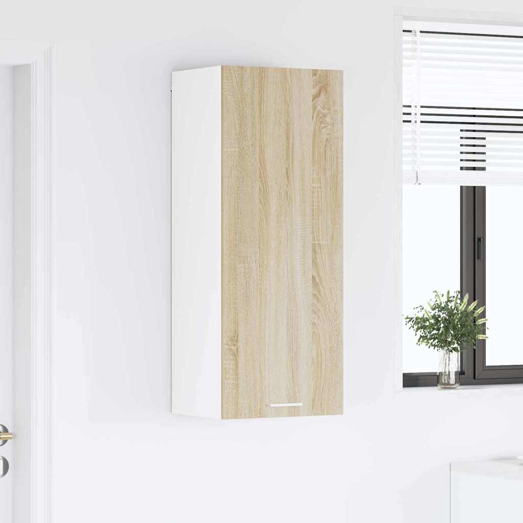 vidaXL Szafka wisząca z przechowywaniem Dąb Sonoma 40 x 31 x 100 cm
