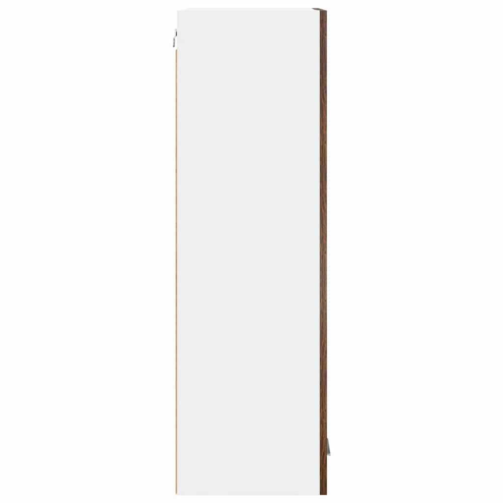 vidaXL Szafka wisząca z przechowywaniem Dąb wędzony 40 x 31 x 100 cm