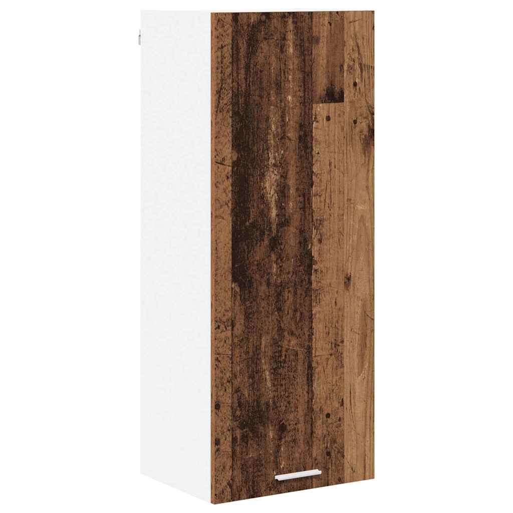 vidaXL Szafka wisząca z przechowywaniem Stare drewno 40 x 31 x 100 cm