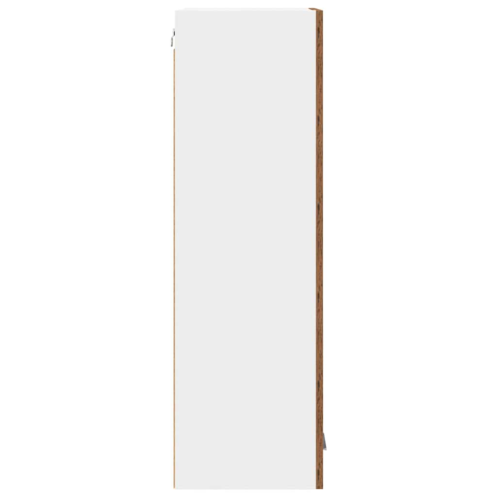 vidaXL Szafka wisząca z przechowywaniem Stare drewno 40 x 31 x 100 cm