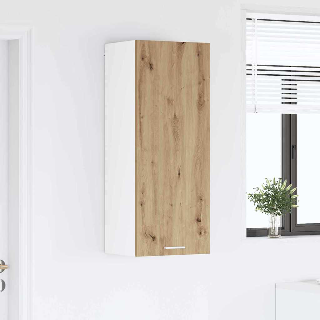 vidaXL Szafka wisząca z drzwiami Dąb rzemieślniczy 40 x 31 x 100 cm
